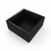 Gardenstone Cubic 52 Planters Gardenstone Etched Black No Accent